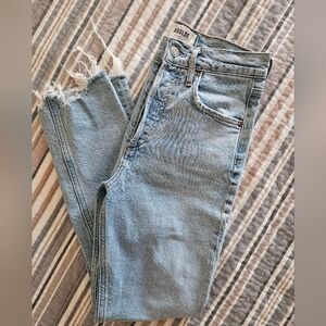 Agolde Riley Crop Skinny Jeans Women's Size 24